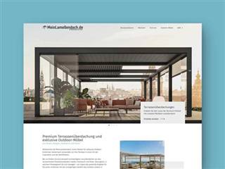 Modernes Webdesign Dresden - responsive Homepage mit Onlineshop-Anbindung